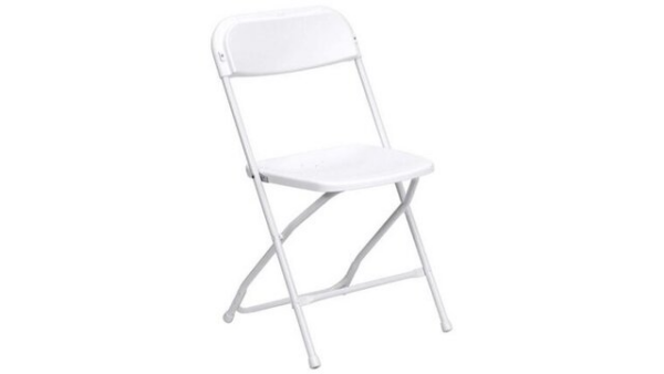 White Samsonite Chair