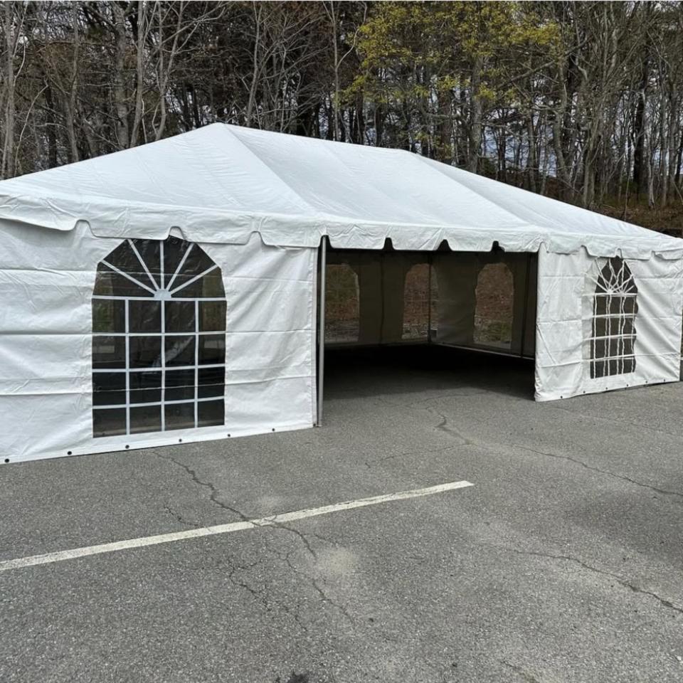 20'x30x7' White Frame Tent 1pc