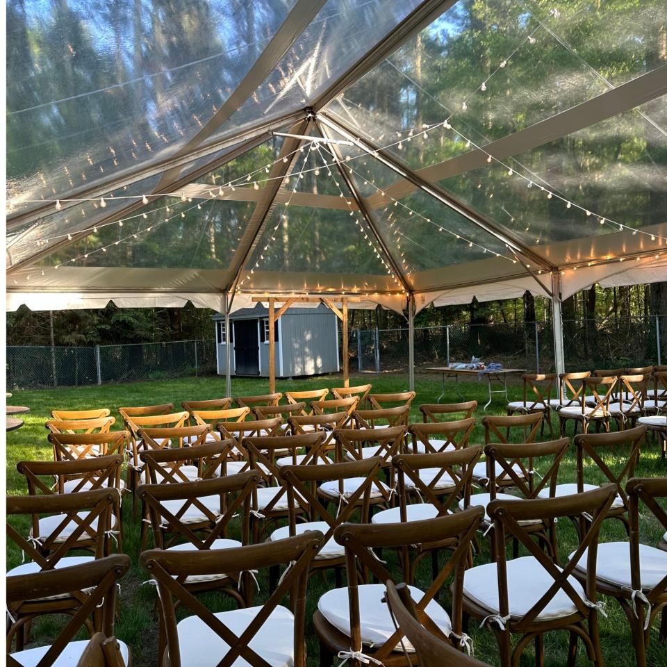 40'X40'X7' Clear Keder Tent