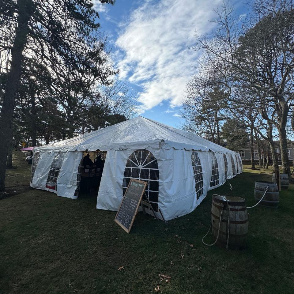 30'x30'x7' White Keder Tent