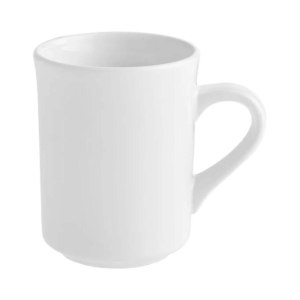 Solid White Coffee Cup