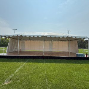 15'x15'x7' White Frame Tent