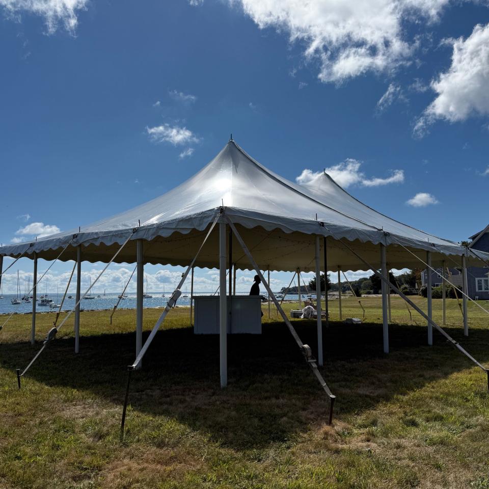 30'X45'x7' Classic White Pole Tent