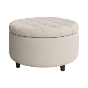 Willow Ottoman - Cream