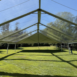 40'X90'X7' Clear Keder Tent