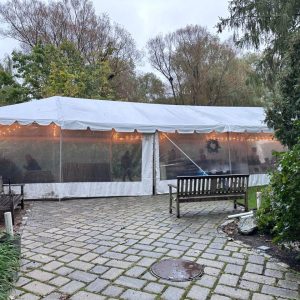 20'x60x7' White Frame Tent