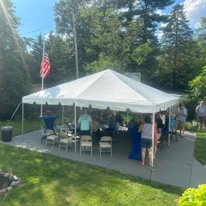 20'x20x7' White Frame Tent 1pc