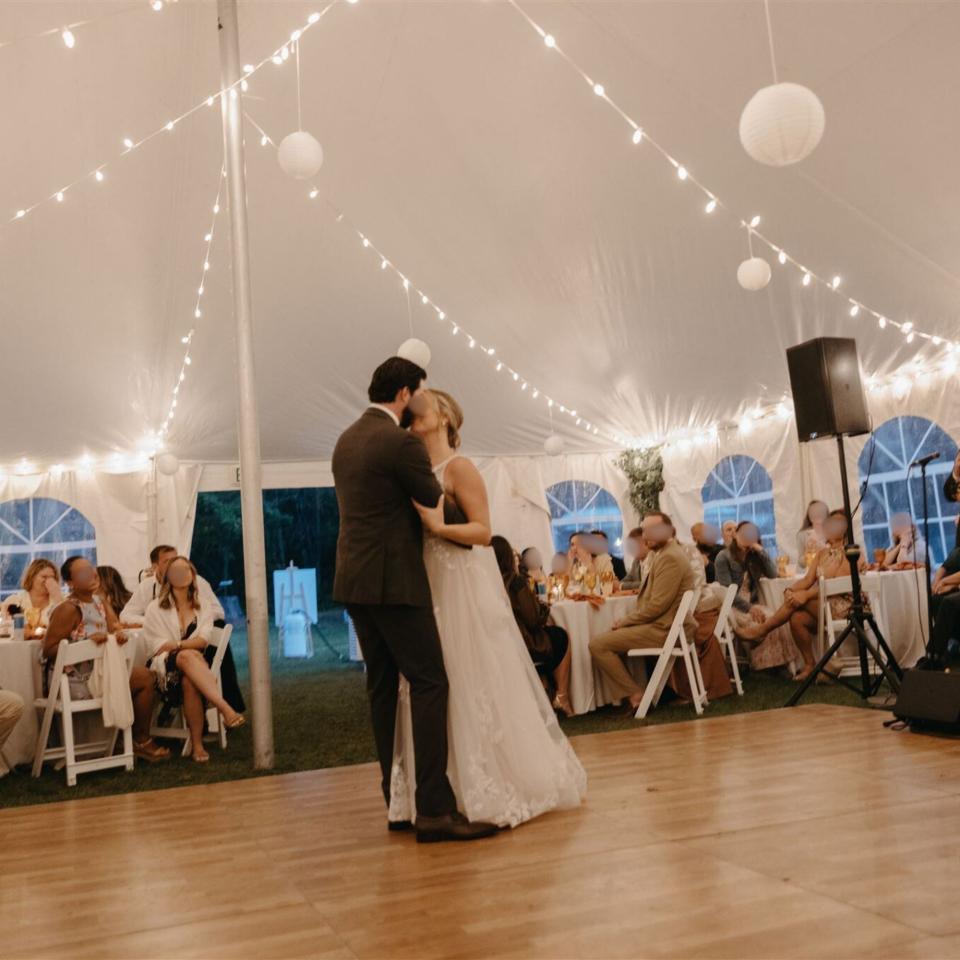 30'X75'x7' Classic White Pole Tent