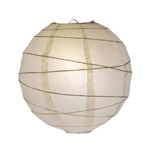 30" White Paper Lantern