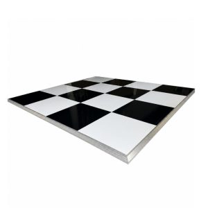 16'x16' Black and White Dance Floor