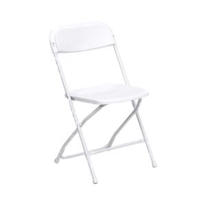 White Samsonite Chair
